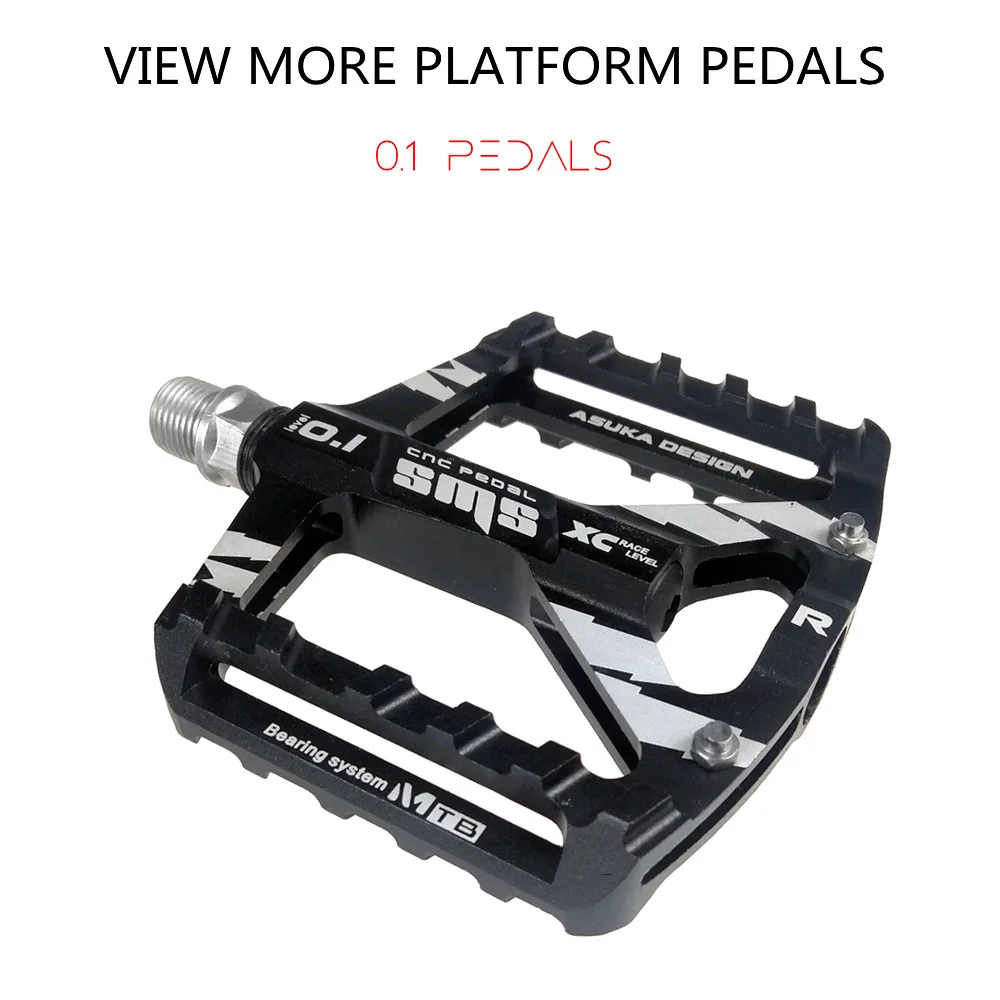 Pedals Mountain Bike Road Bicycle Aluminum Alloy Bearing Pedal 97mm*105mm*18mm 334g City Bicycle Bike Accessories Shanmashi