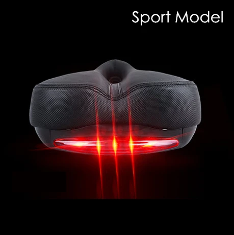 New Brand MTB Bike Taillight Cushion Bike Leather Saddle Rail Hollow Soft Bicycle Part Cycling Seat Saddle Cover 2 Styles