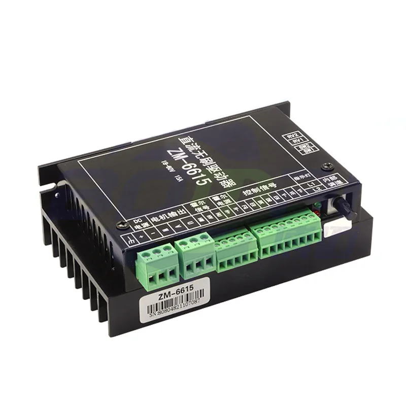 

ZM-6615 15A 900W DC Brushless Motor Driver 24/36/48/60V BLDC Brushless Motor DC Driver Controller