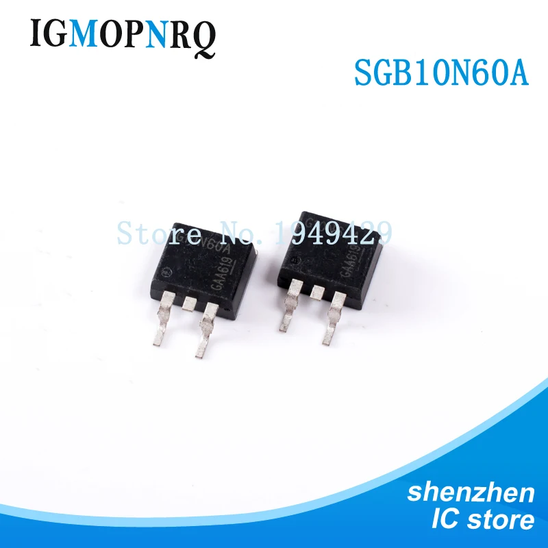 10Pcs SGB10N60A TO-…