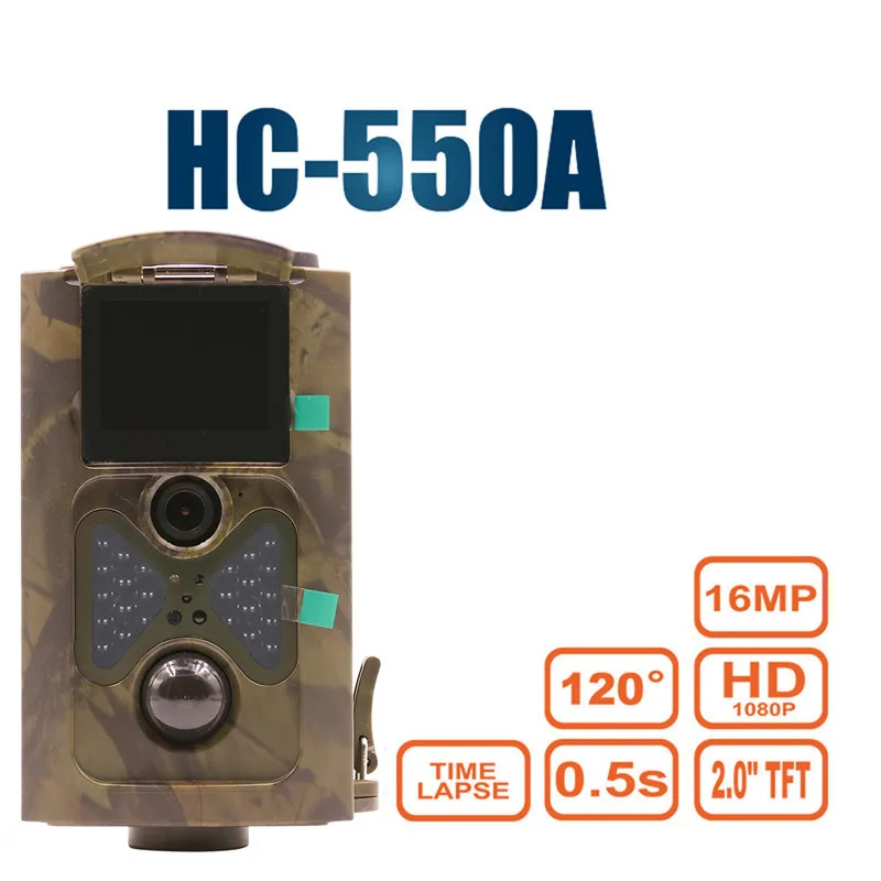 

Hunting Trail Camera 24MP 1080P Wildlife Cameras Photo traps Forest Wildcamera HC550A Photo Video Trap Tracking Surveillance