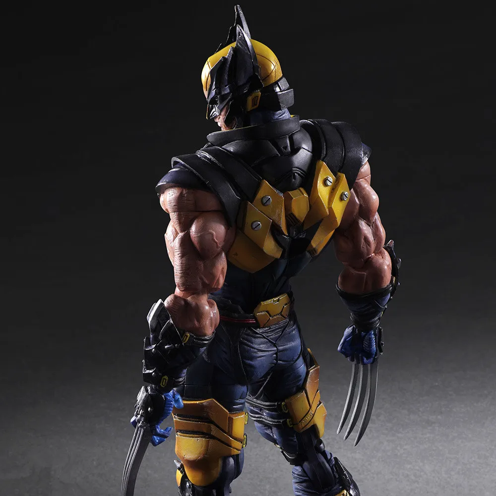 PLAY ARTS 26cm Marvel X-MEN Wolverine Action Figure Model Toys