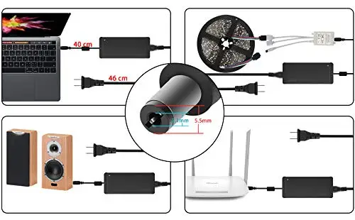 Fuente de alimentación LED, adaptador de corriente de 12V CC, transformador de iluminación AC110V/220V, 1A, 2A, 3A, 5A, 10A, 20A, para cámara CCTV,