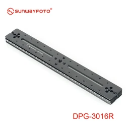 SUNWAYFOTO DPG-3016R 300mm Double Dovetail Macro Rail Arca Swiss/ RRS Compatible Ideal for Stereo / 3D Sunway