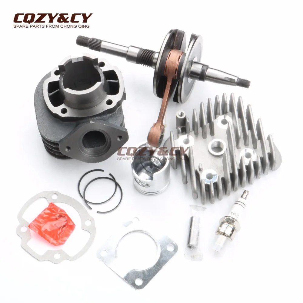 50cc cylinder kit & Cylinder Head Cap & High quality crankshaft for HONDA DIO AF34 AF35 ZX50 50cc 40mm/12mm 2 stroke