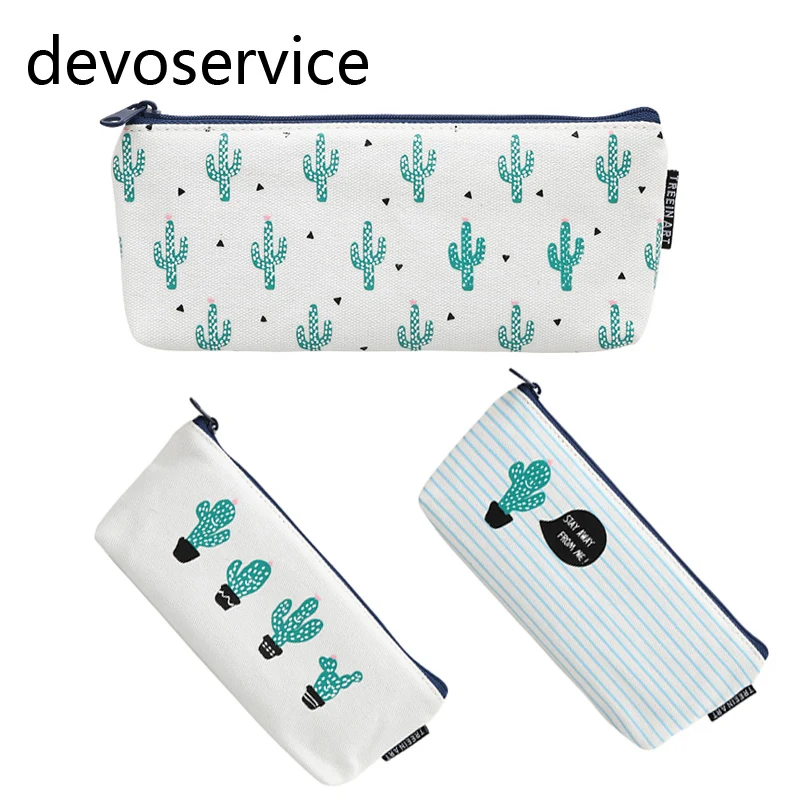 

Cactus Pencil Case Bts Storage bag Stationery Cosmetic bag Gift Estuches Pencil Box Pencilcase Pencil Bag School Supplies
