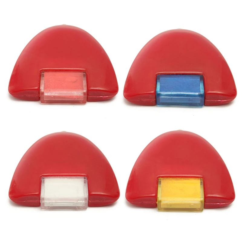 1Pcs 4 Colors DIY Sewing Tool Triangular Chalk Wheel Tailor\'s Chalk Sewing Clothes Markers Accessory Red White Blue Yellow