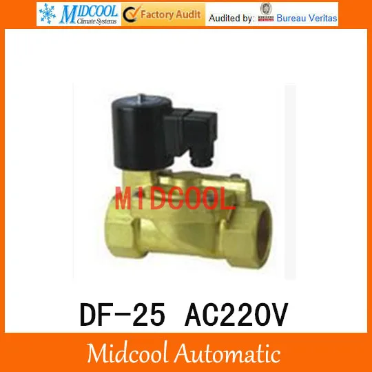 

DF-25 G1" AC220V Diaphragm type Hydraulic solenoid valve two way two position normally close