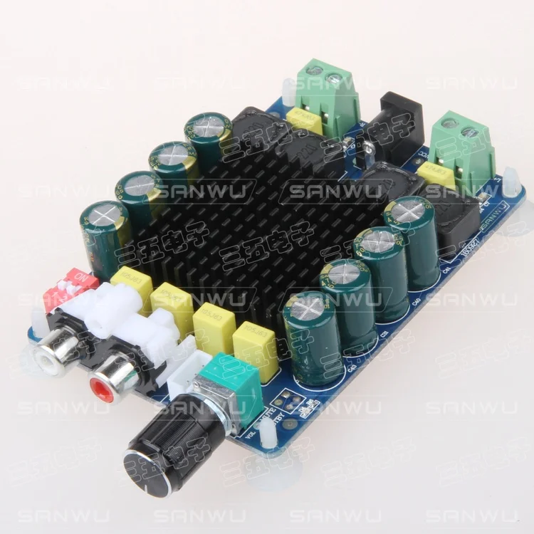 

DC24V TDA7498 100 Вт + 100 Вт двухканальный стерео высокой мощности Цифровой усилитель платы