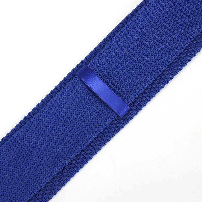 Fashion Burgundy Retro Neck Tie Wedding Knitted Ties for Men Skinny Ties Man Gravata Polyester Narrow Knitted Neckties Navy