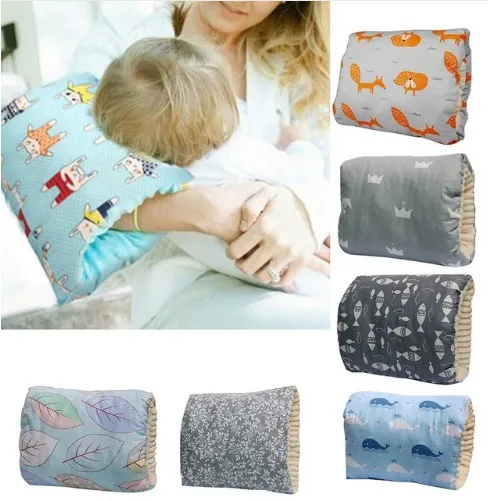 Baby Nursing Arm Pillow Breastfeeding Infant Newborn Baby Pillows Mom Baby Care Cotton Washable Bedding Accessories