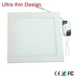 Dicke 3W/6W/9W/12W/15W/25W Ultra dünne LED downlight Platz LED-panel Decke Einbau glühbirne lampe AC85-265V smd2835