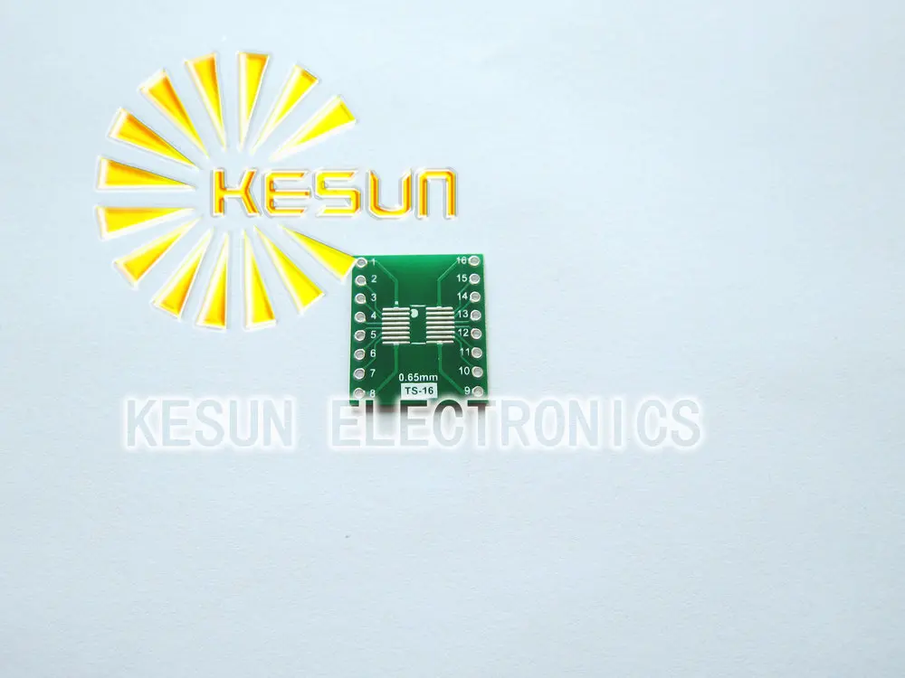 100PCS TSSOP16 SSOP16 MSOP16 SOP16 TURN DIP16 16pin  IC adapter Socket / Adapter plate  PCB Suitable for IC socket