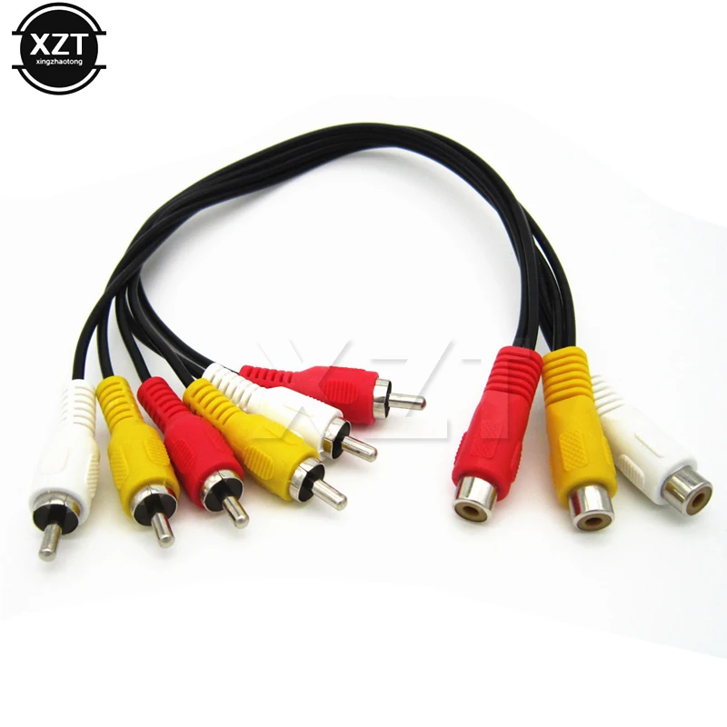 

3RCA Female to Dual 3RCA Male Audio and Video Splitter Cable
