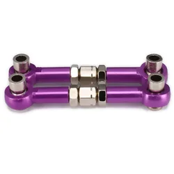 Regolabile Servo Linkage Tirando Aste Sterzo Arms M3 Filo di 3 millimetri Foro 48-60mm di Lunghezza Per RC Hobby modello di Auto Aggiornato Hop-Up Parti