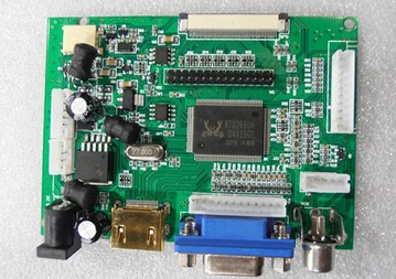 AT090TN13  TN12  TN10  VGA 2AV 50PIN TTL LVDS Controller Board Module Monitor Kit for Raspberry