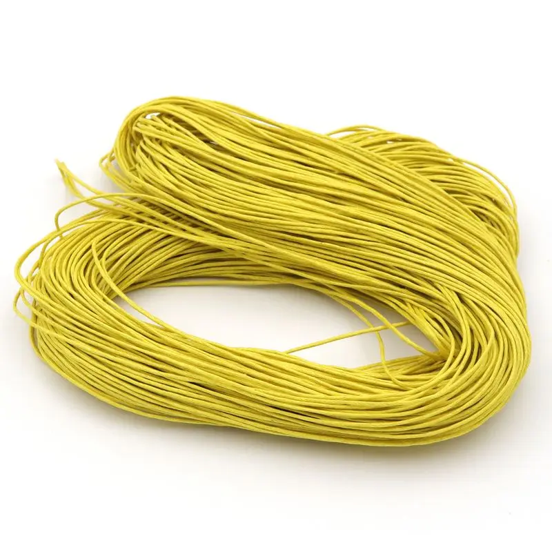 10 Meter 1mm Waxed Cotton Beading Cord Rope Threads For Making Bracelet Necklace Jewelry Decorative Handcraft Accessories