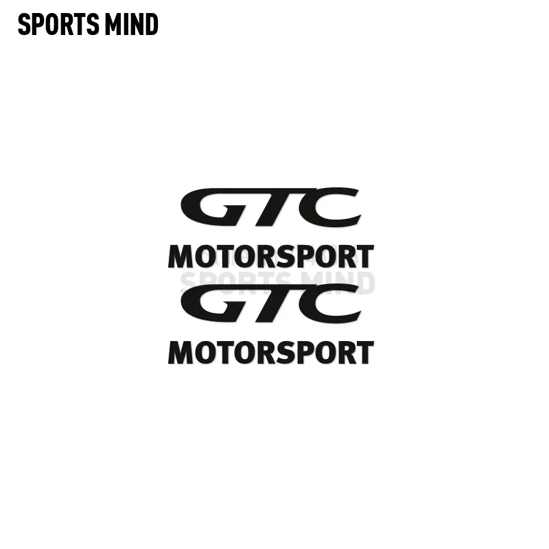 2 Pcs GTC MOTORSPORT Car sticker Decal Car Styling For opel astra h insignia corsa vectra c zafira mokka meriva car accessories