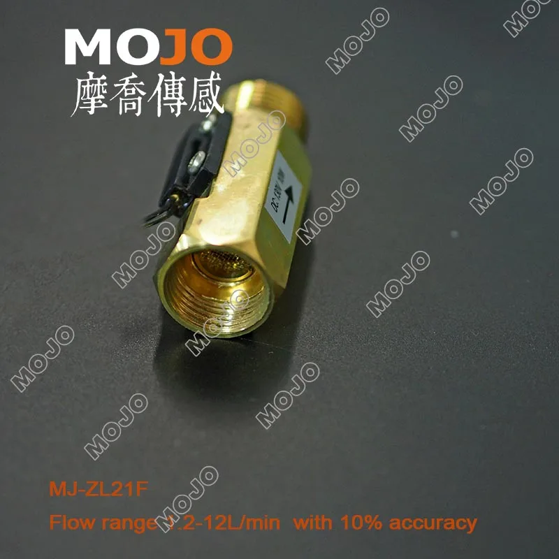 2020 MJ-ZL21F G1/2'diamension cooper material sensor de flujo interruptor controlador de agua con 10% de precisión para calentador de agua solar