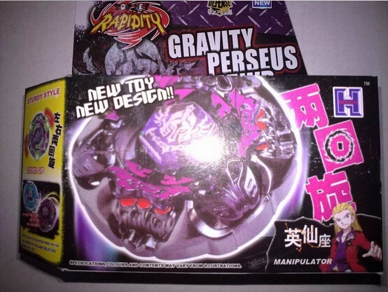 SPINNING TOP Toys GRAVITY PERSEUS AD145WD Metal Masters 4D With Left Right Spin Launcher