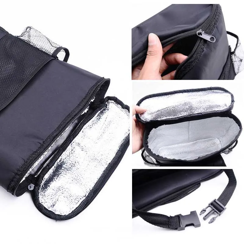 

Multifunction Car Seat Organizer Mum Bag Oxford Waterproof Baby Feeding Bottle Cover Thermal Bag Tissue Box Storage Hanging Bags