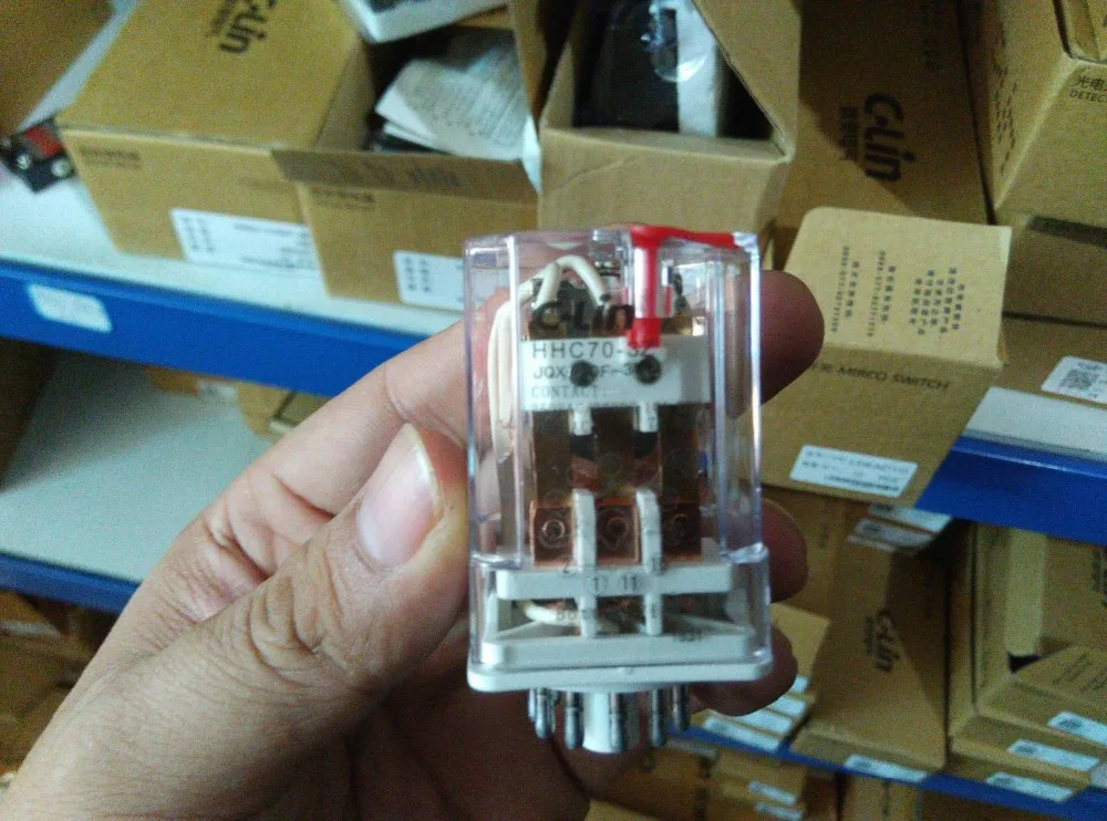 

Brand new original authentic C-Lin HHC70-3Z (JQX-10F-3C) Electromagnetic Relay AC220V