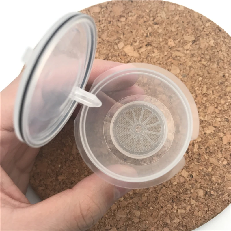 Arshen 4 Pcs/Set Crystal Dolce Gusto Coffee Capsule Plsatic Refillable Capsule Reusable 200 Times Compatible with Nescafe Dolce view 3