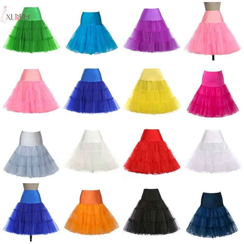 Hoopless Korte Petticoat Wedding Crinoline Tulle Vrouw Onderrok Rockabilly Tutu Rok Bruids Accessoires 2020