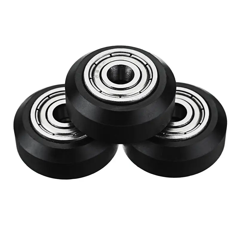 2pcs Openbuilds POM Material Big Pulley Wheel Carbon Steel Deep Groove Ball Bearing for V-slot  cr-10 S4 S5 ender 3 printer part