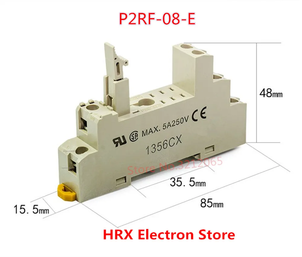 

10PCS/LOT P2RF-08-E Relay Base For G2R-2-SND(S) G2R-2-SN 8PIN New Original