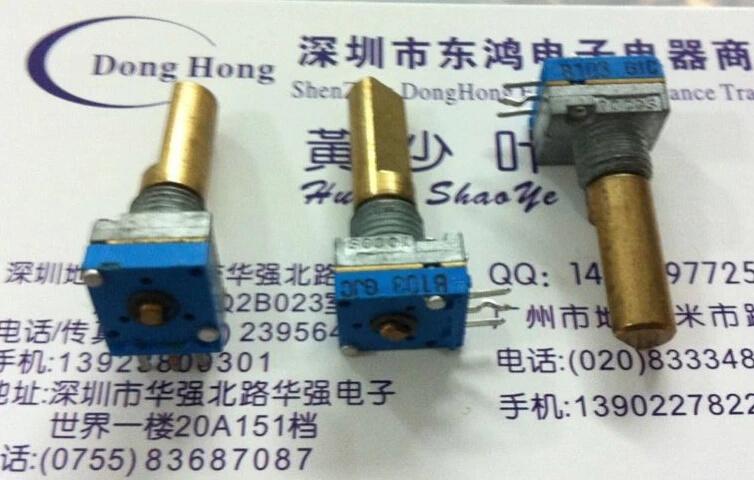 2pcs for TOCOS TP96N93 precision potentiometer B10K, single shaft length 20MM, effective resistance, 90 degrees light feel