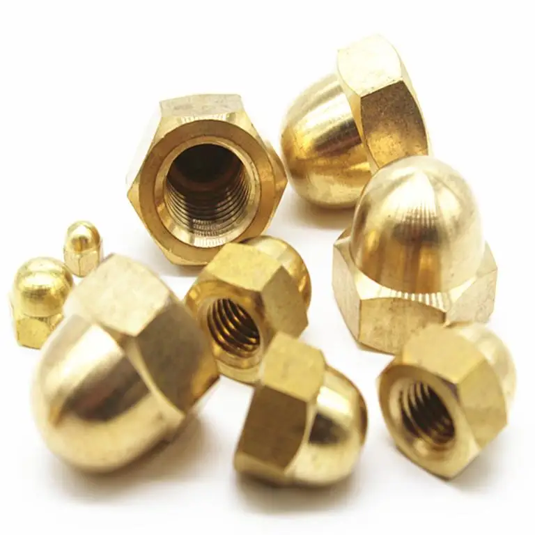 Acorn Nuts Brass M3 M4 M5 M6 M8 M10 M12 M14 M16 Cap Hex Nuts Decorative Dome Head Cover Semicircle