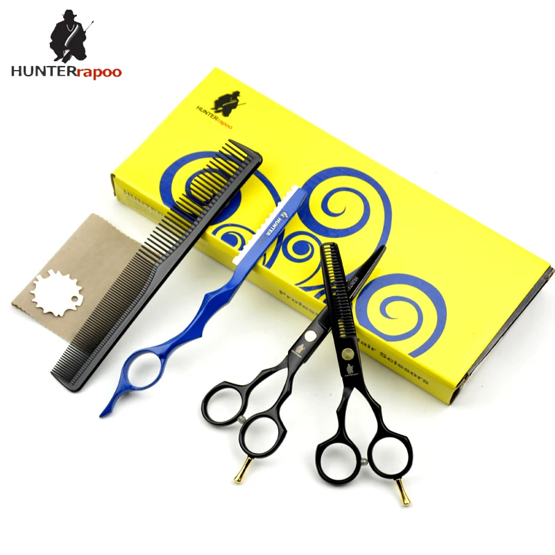 30% OFF 5.5INCH HT9131 Stainless Steel Hairdressing Scissors Set Thinning Shears For Hair Cutting Barber Scissors Kit