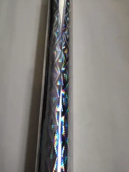 פויל הולוגרפי חם עם דוגמת לוזנג'ה כסף B12 על נייר או סרט העברת חום מפלסטיק