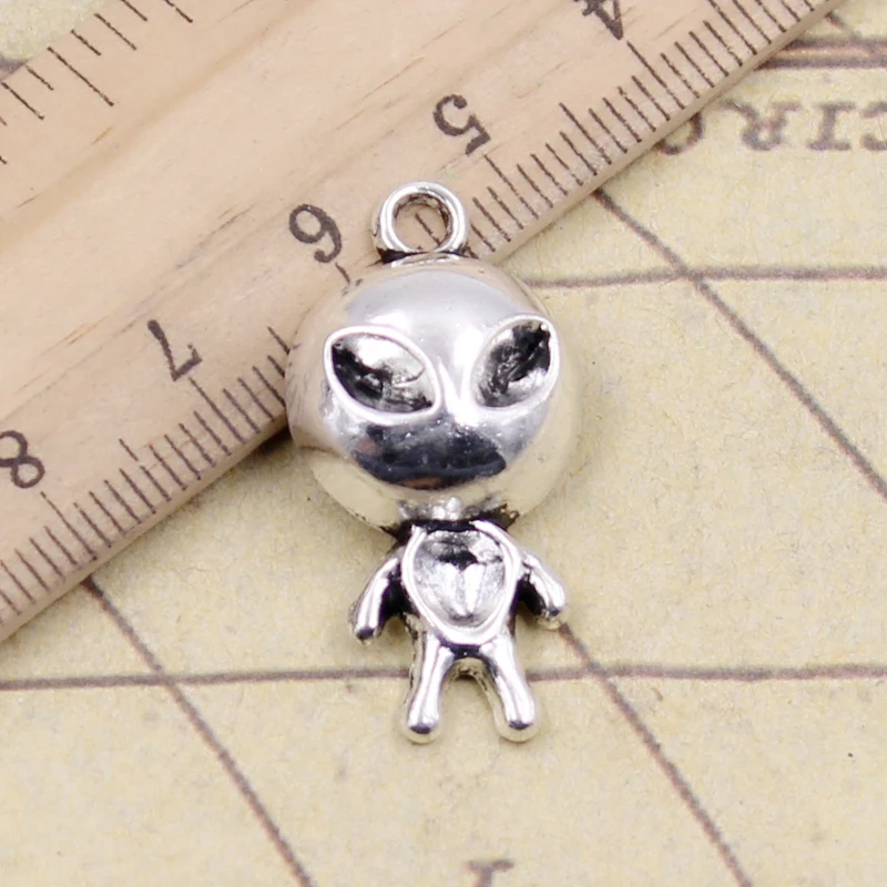 

10pcs Charms Alien Et 31x15mm Tibetan Silver Color Pendants Antique Jewelry Making DIY Handmade Craft