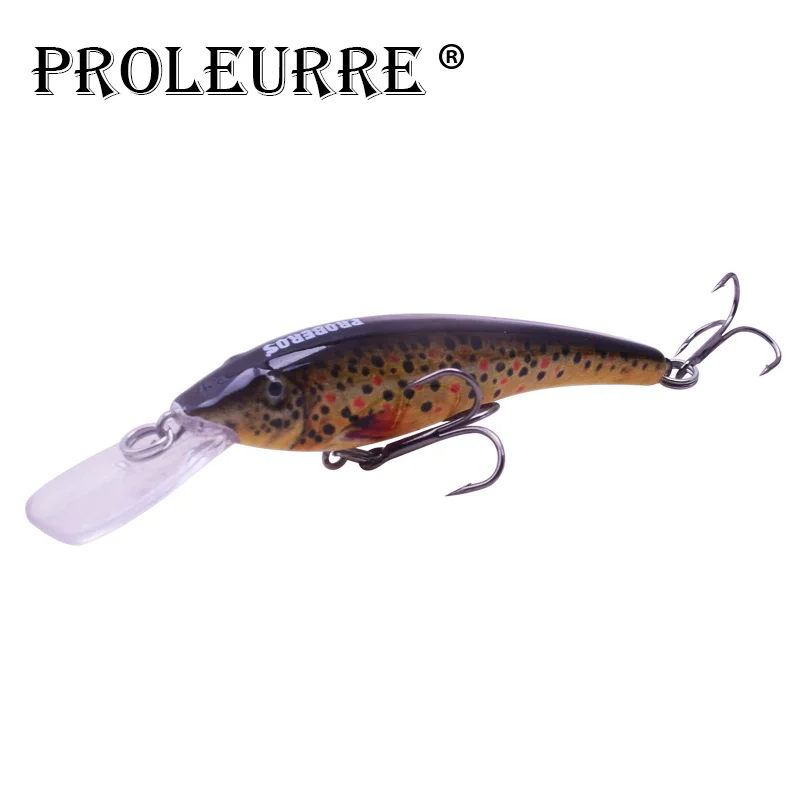 1Pcs Minnow Fishing Lure Laser Hard Artificial Bait 90mm 5.7g Fishing Wobblers Crankbait Minnows 3D Eyes Fishing Tackle