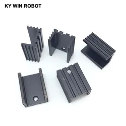 5pcs  Aluminium TO-220 Heatsink TO 220 Heat Sink Transistor Radiator TO220 Cooler Cooling 20*10*15MM