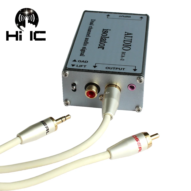 Двухканальный изолятор аудиосигнала Трансформаторы Изолирующий трансформатор аудиофильтра Устраняет шум акустического тока