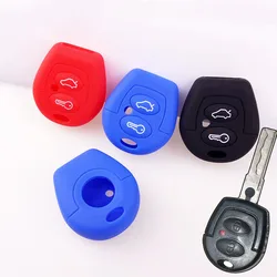 2 Button Remote Silicone Key Cover Fob Case Fit For Vw Polo Golf Passat Bora Sharan Skoda Octavia Fabia Seat Corboda Leon Ibiza