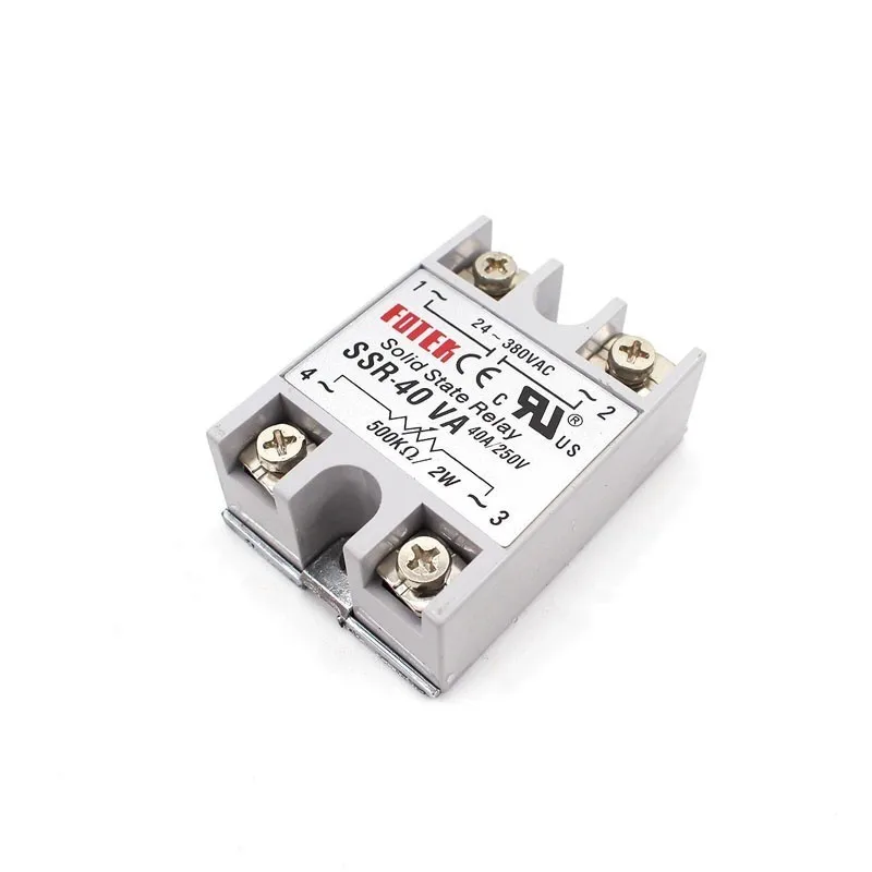 Solid State Relay 12v 24v SSR-10VA SSR-25VA SSR-40VA 10A 25A 40A Relais Regulator AC SSR 10VA 25VA 40VA Rele Power Supply