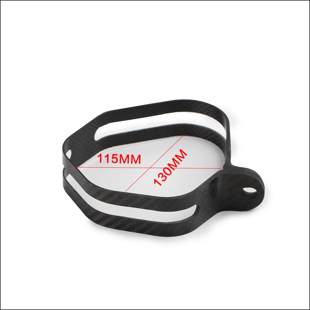 Universal Carbon Fiber Clamp Fixed Ring Support Bracket for Motorcycle Exhaust Pipe Muffler Escape Moto exhaust pipe