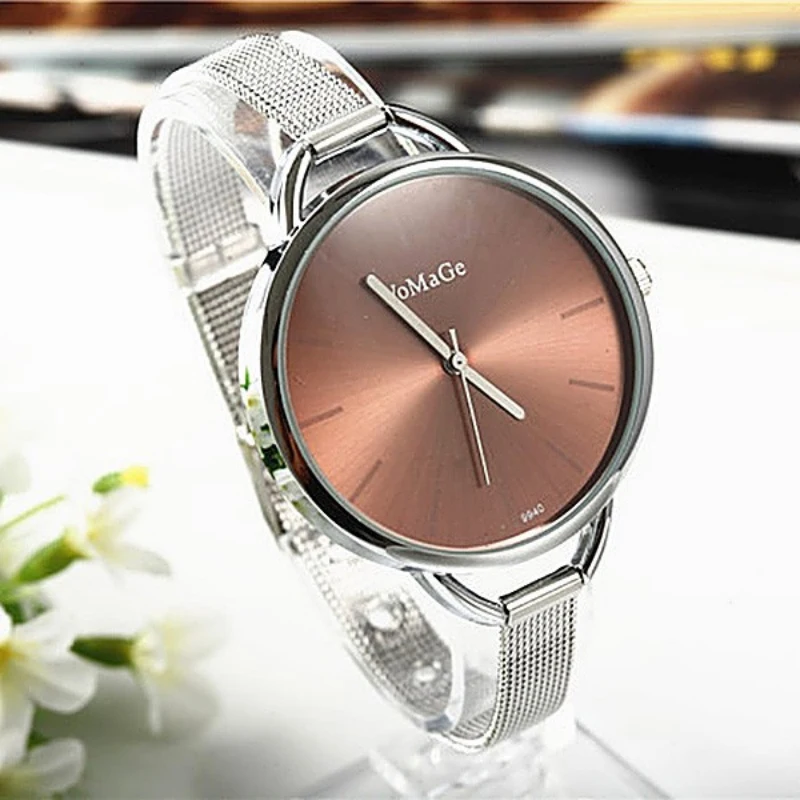 WoMaGe Brand Silver Watch Women Watches Fashion Women\'s Watches Bracelet Ladies Watch Clock bayan kol saati relogio reloj mujer