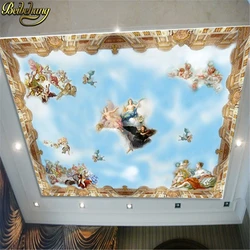 Beibehang-papel tapiz 3d para pared, mural de techo suspendido, pintura de ángel del cielo de Europa Occidental