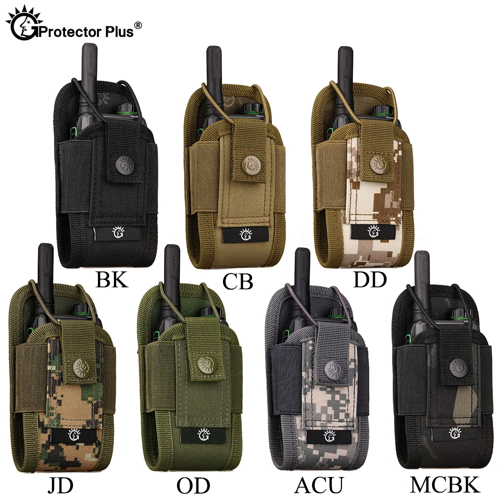 PROTECTOR PLUS Tactical Walkie-Talkie Bag Molle CS Equipment Camouflage Accessory Multi-Function Outdoor Sports Package