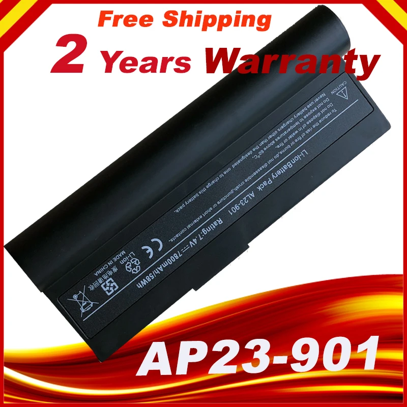 7.4V 6600mAh bateria do laptopa ASUS Eee PC 1000 1000H 1000HE 1000HA 1000HD 1000HG 901 904HD AL23-901 AL24-1000 AP23-901