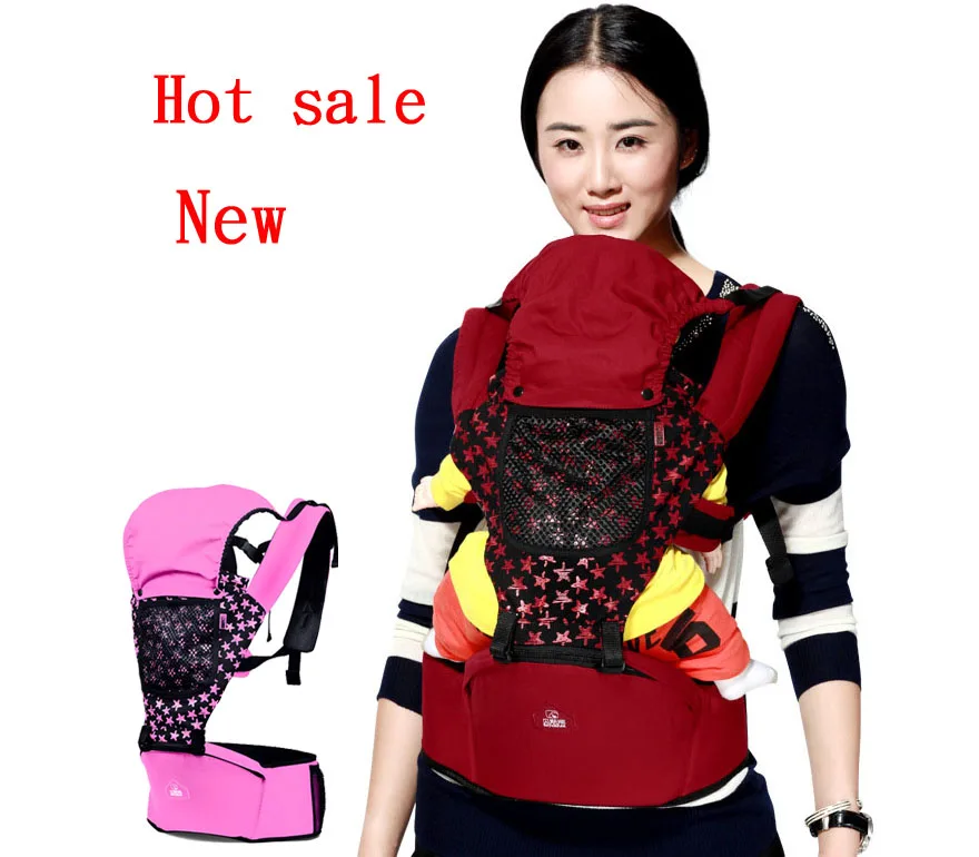

2-30 Months Breathable Multifunctional Front Facing Baby Carrier Infant Comfortable Sling Backpack Pouch Wrap Baby Kangaroo