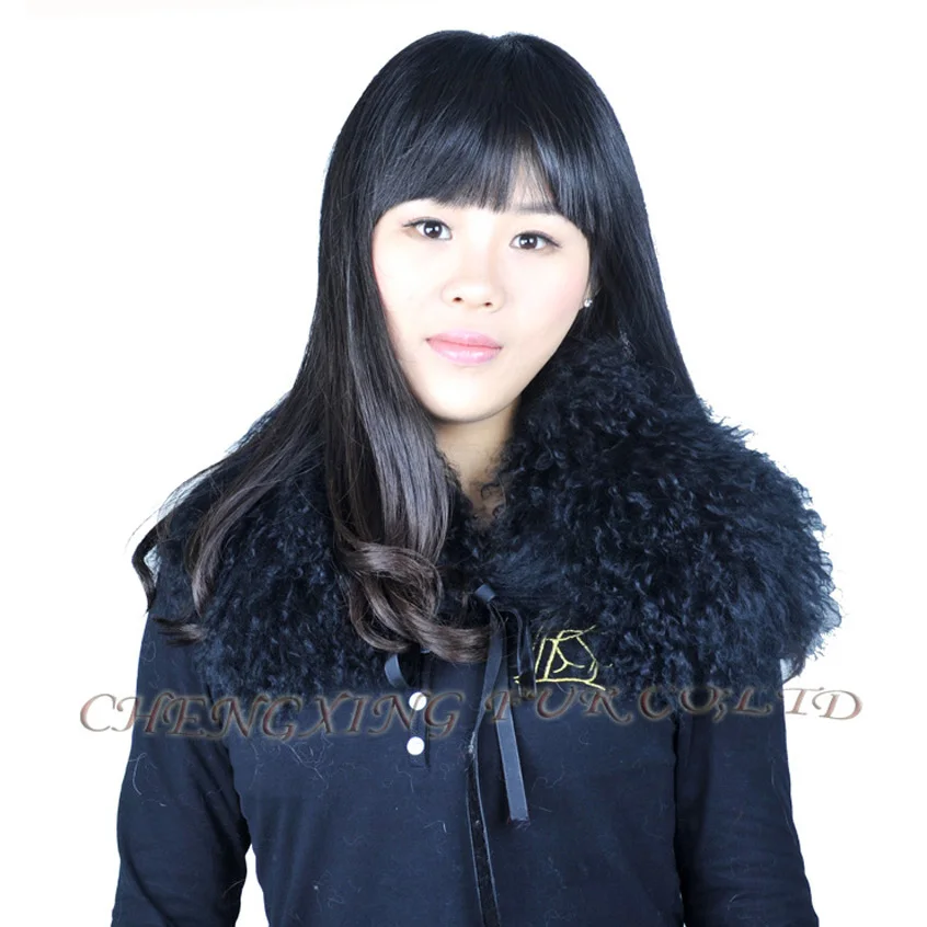 Free Shipping Collar-S6 Detachable Mongolian Lamb Fur Collar