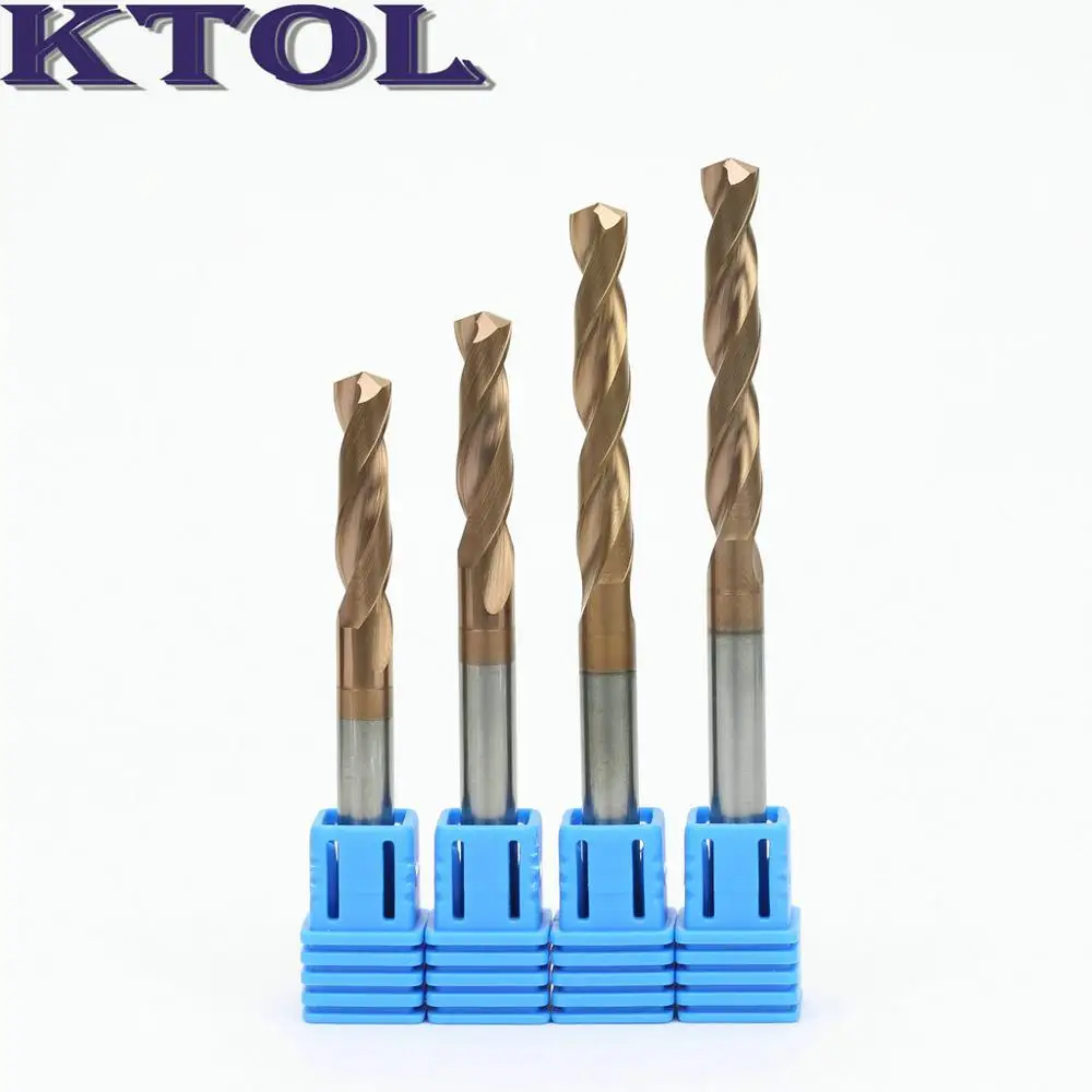 

4.1-5mm Twist Titanium Tungsten Carbide Drill Bits for Metal Steel 3D Iron Drilling Bit Power Tool Metalworking Hole Cutter Mill