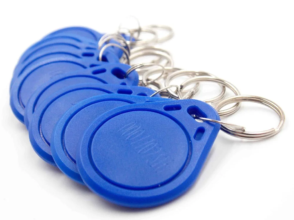 10 Pcs/lot New Proximity ID Token Tag Key Fob 125Khz RFID Plastic Water Resist Access Control Use sensor