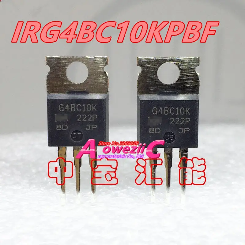 Aoweziic  100% new original imported IRG4BC10K IRG4BC10KPBF T0-220 Rectifier IGBT transistor 600V 5A